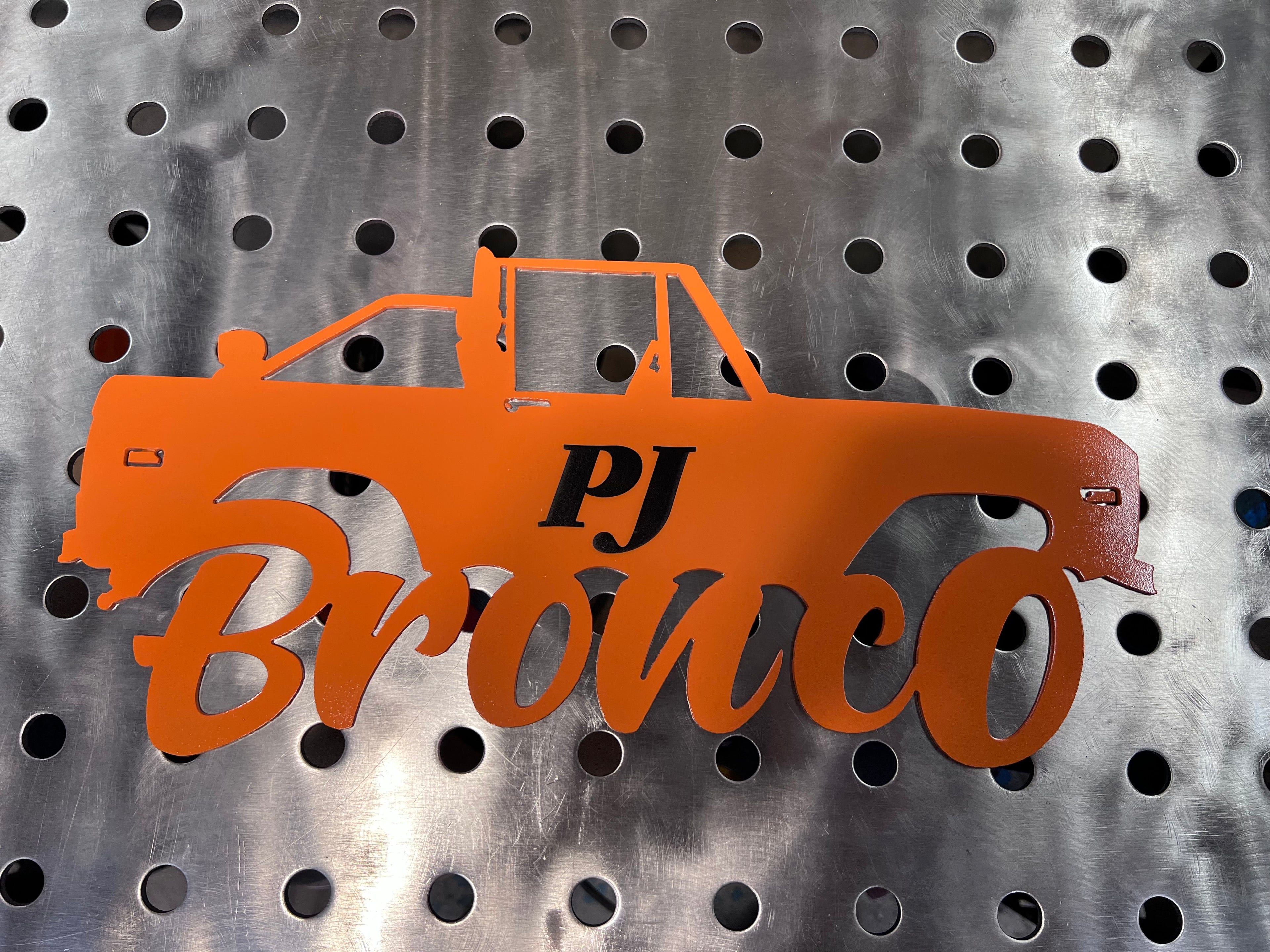 1st gen Bronco metal sign
