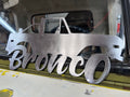 1st gen Bronco metal sign