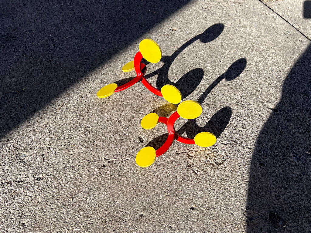 2x 3/16" Mild Steel Jumping Jack Targets