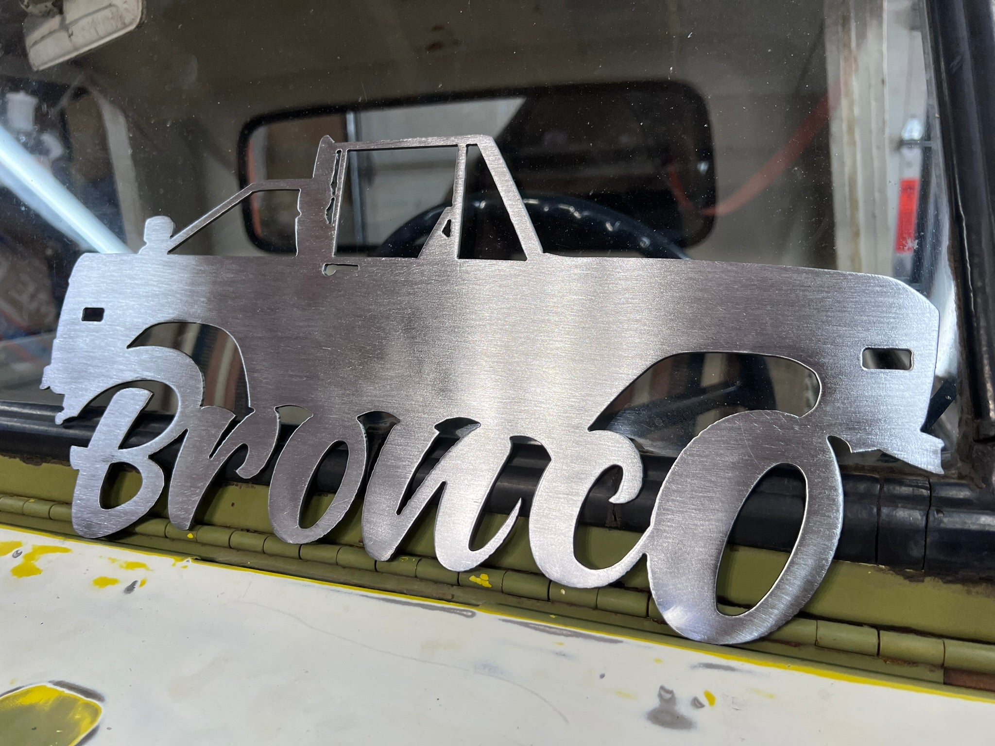1st Gen Bronco Metal Sign