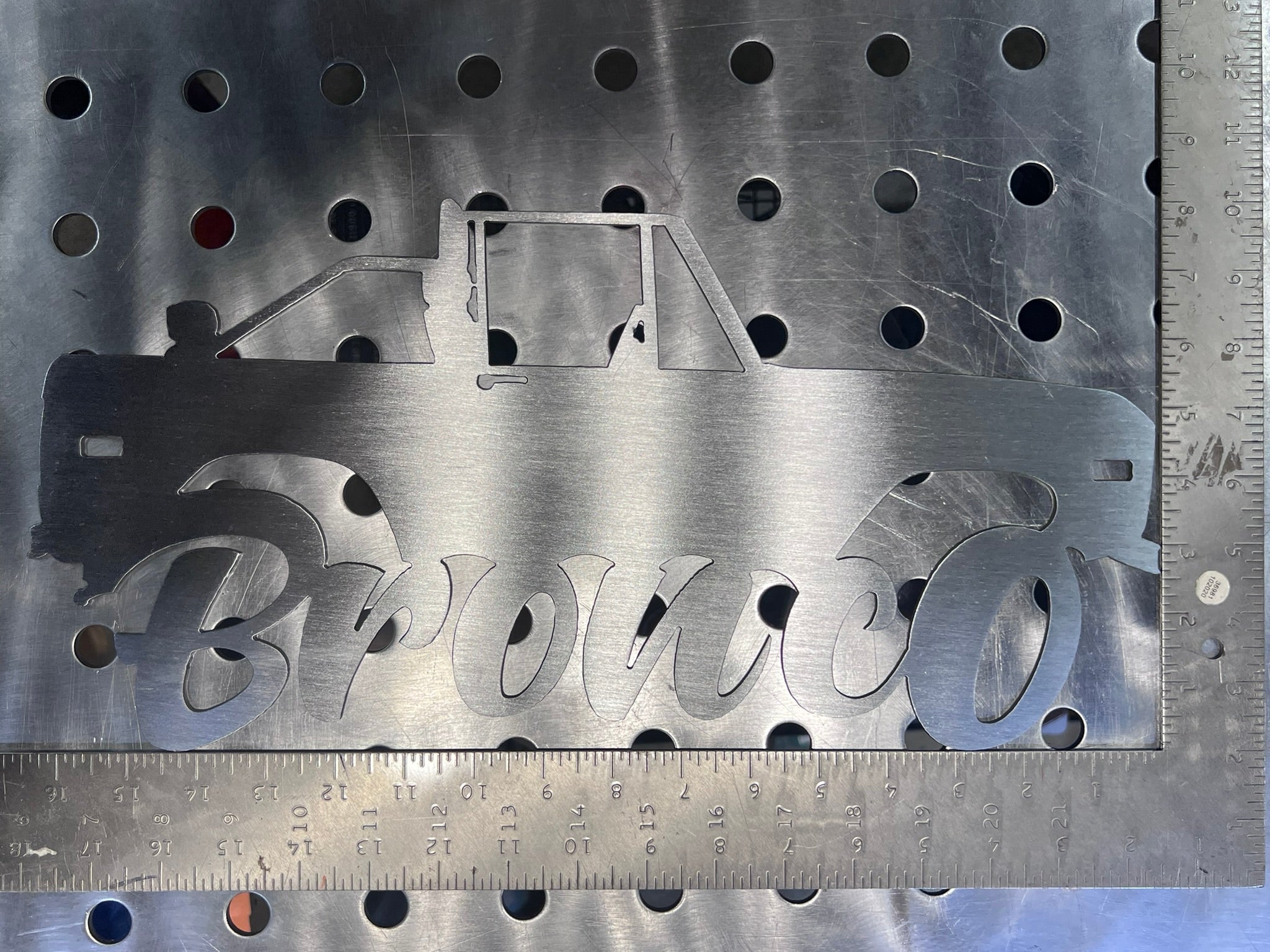 1st Gen Bronco Metal Sign