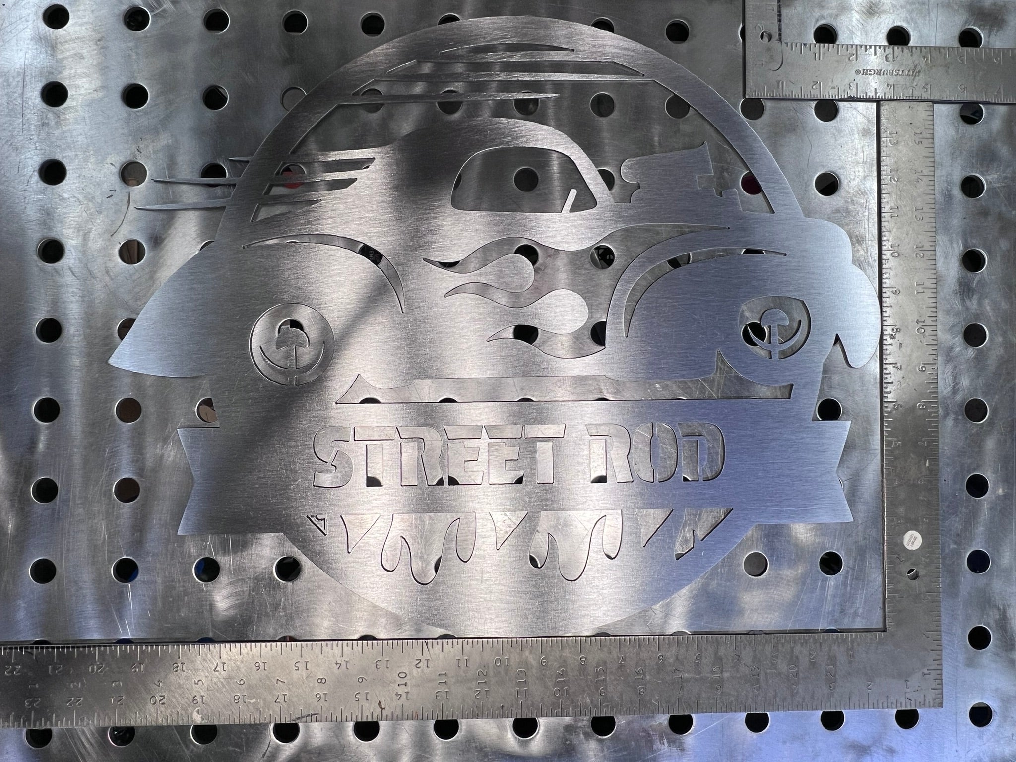 Street Rod Metal Sign