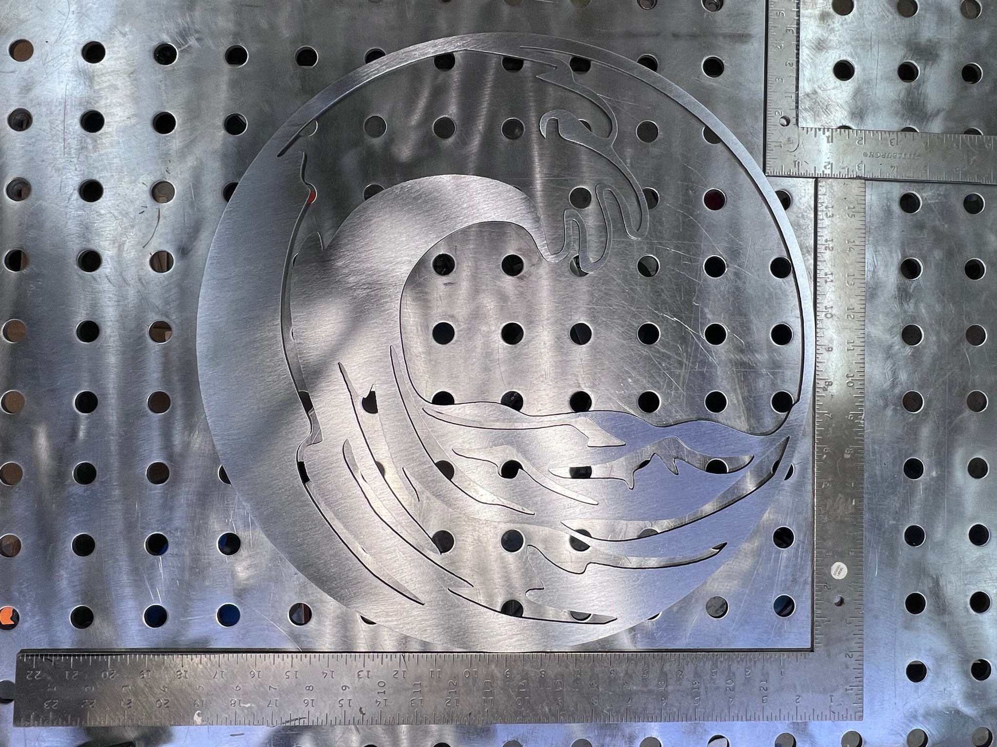 Ocean Waves Metal Wall Art