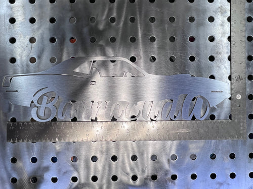 1970 Plymouth Barracuda Metal Sign