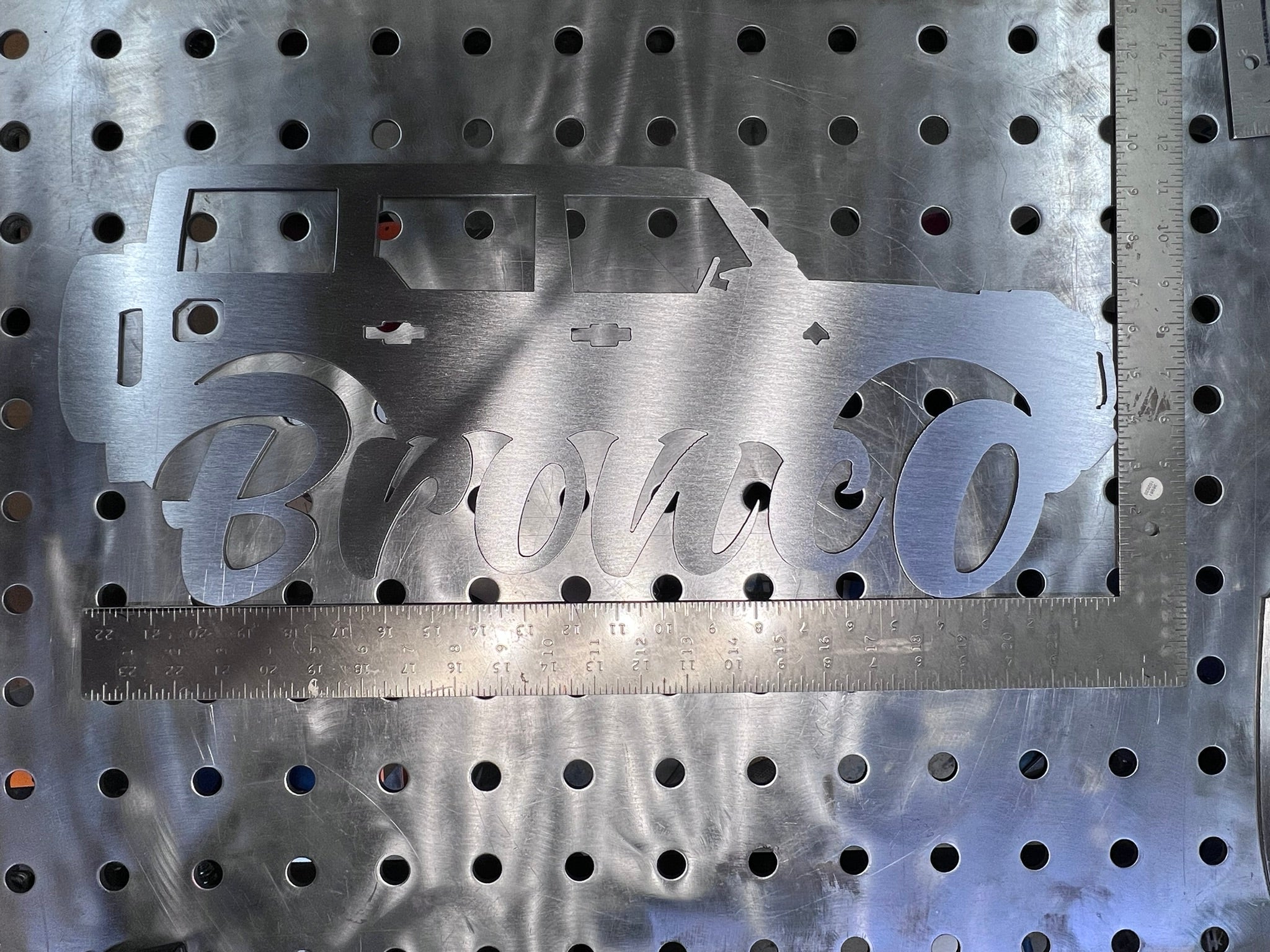 6th Gen 4 Door Bronco Metal Sign