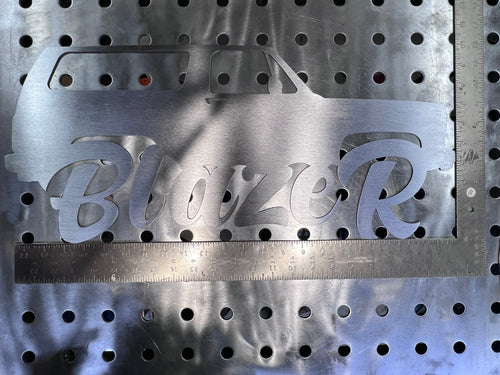 1973 k5 Blazer Metal Sign