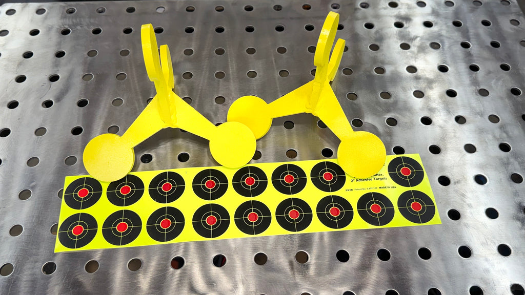 2x 3/8" AR 500 Jumping Jack Target