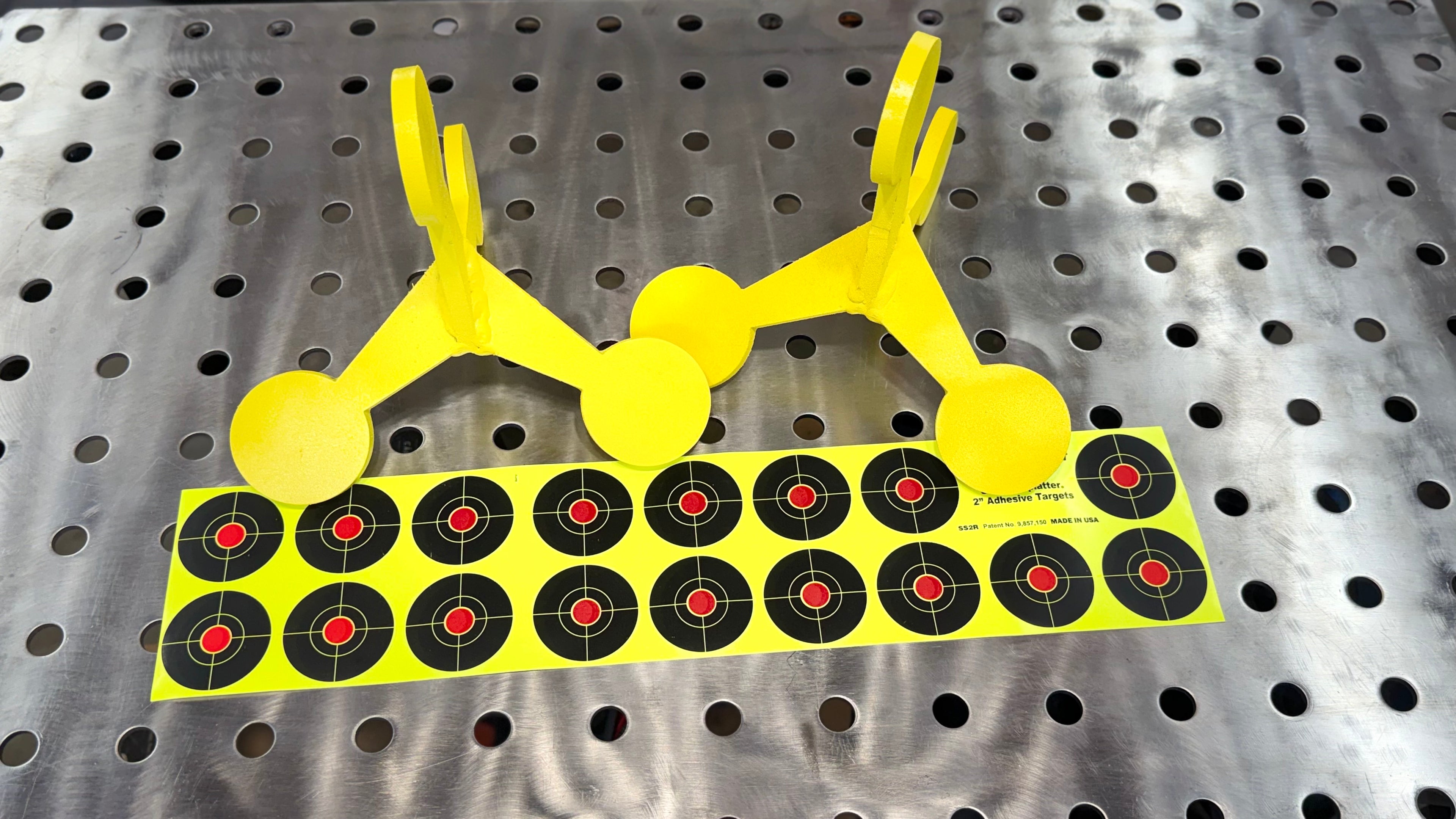 2x 3/8" AR 500 Jumping Jack Target