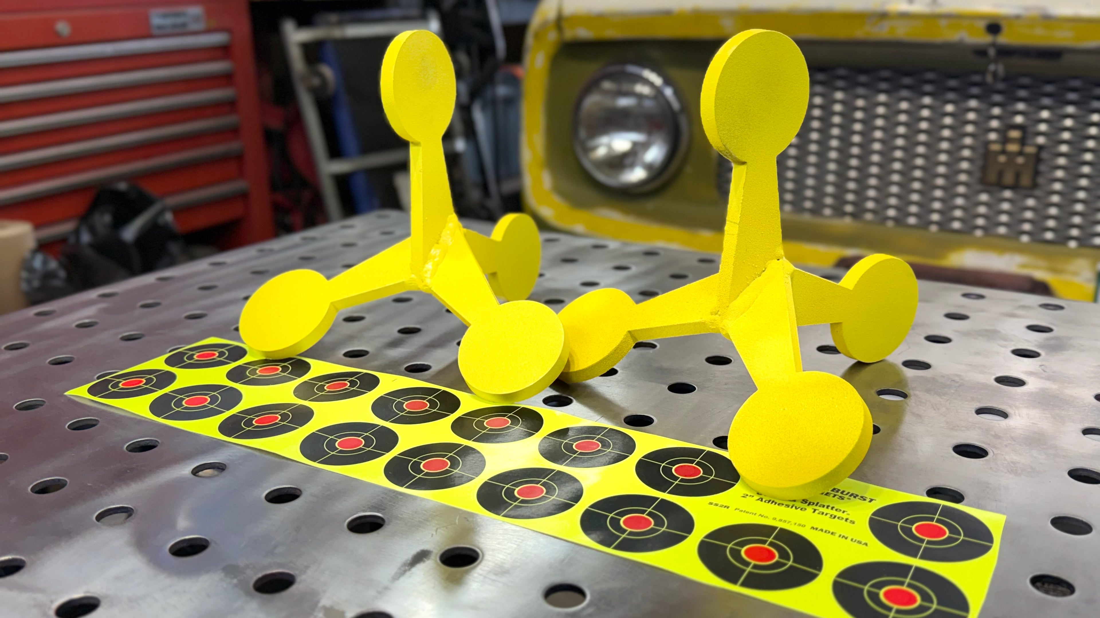 2x 3/8" AR 500 Jumping Jack Target