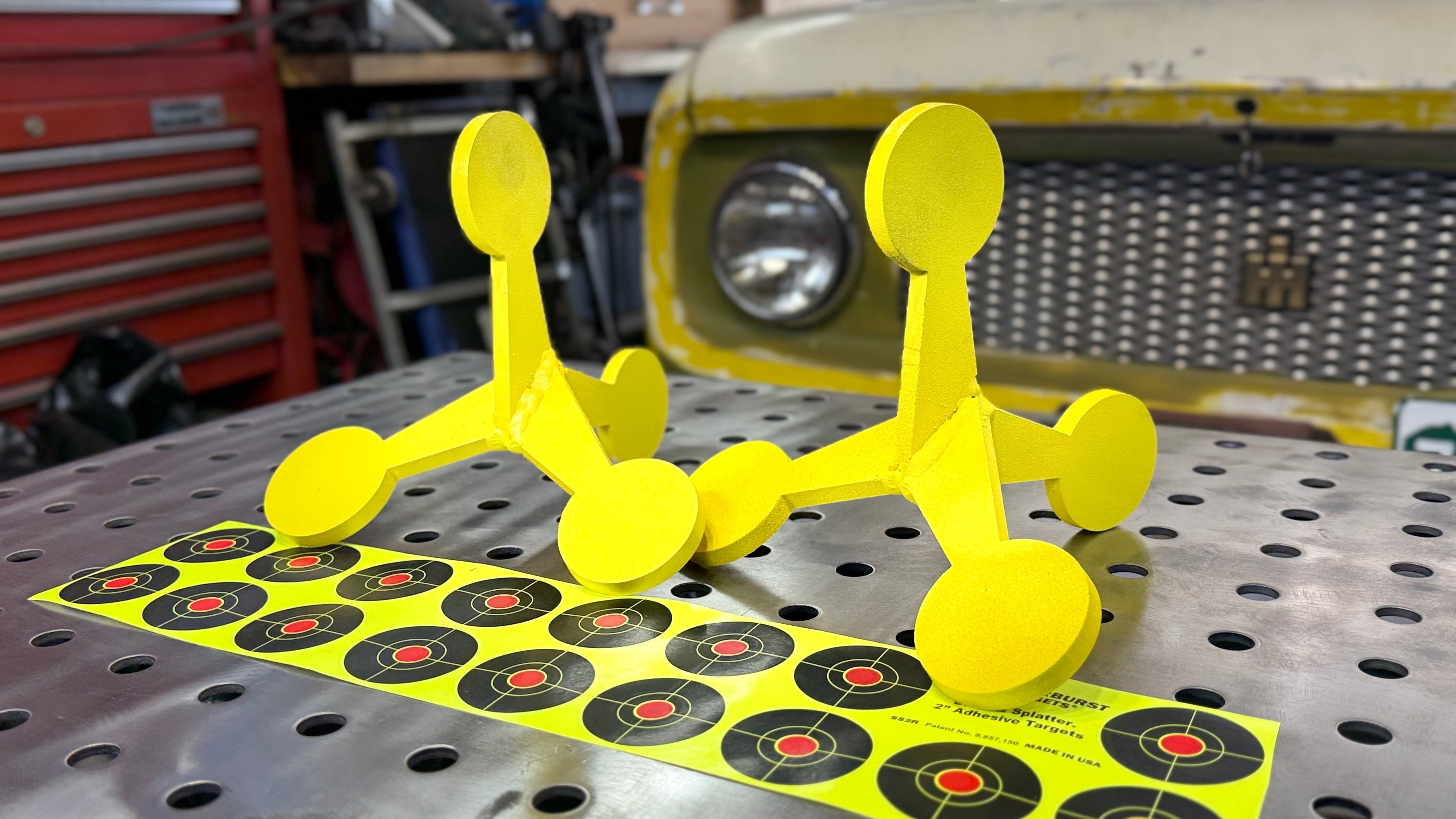 2x 3/8" AR 500 Jumping Jack Target