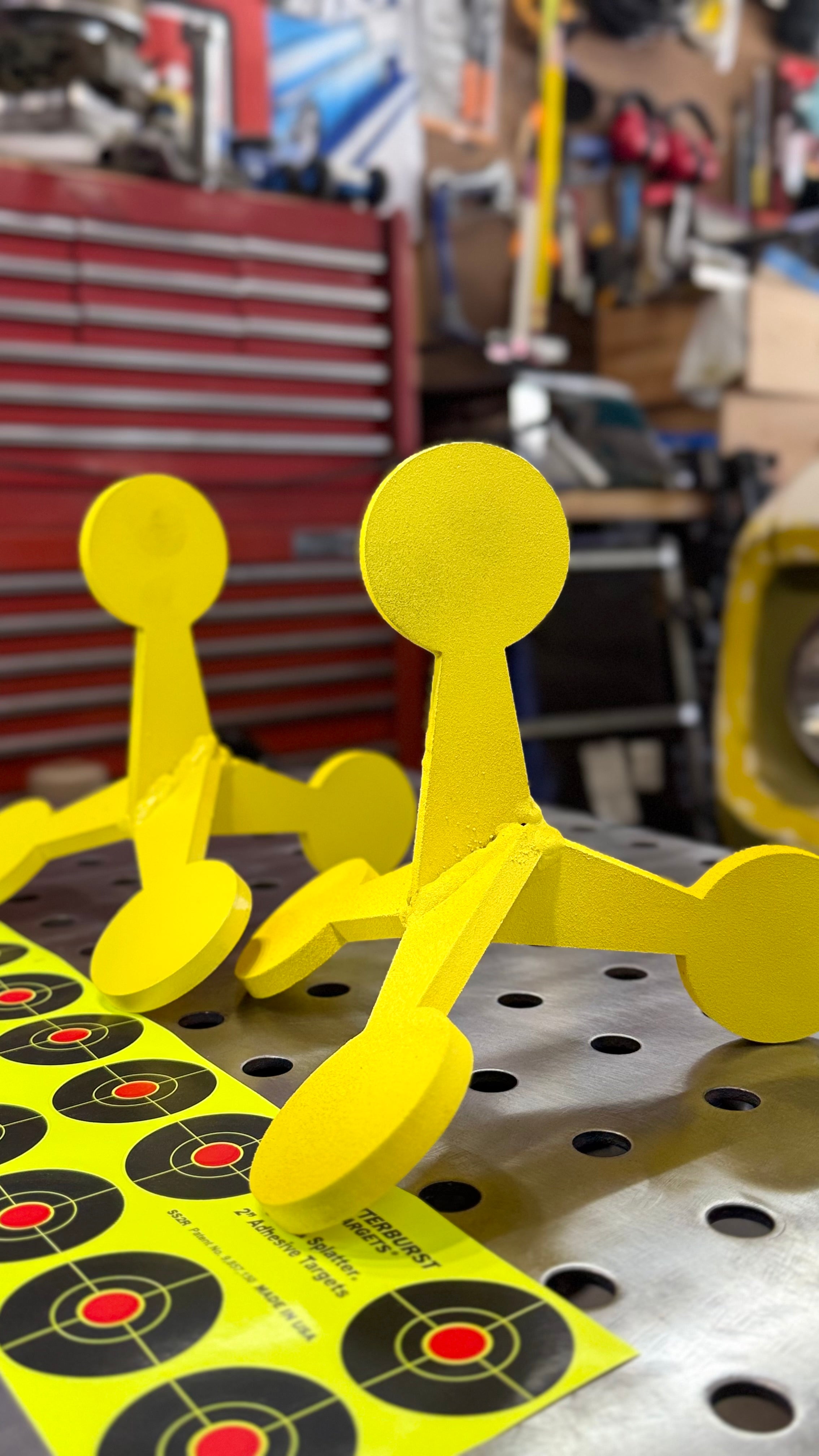 2x 3/8" AR 500 Jumping Jack Target
