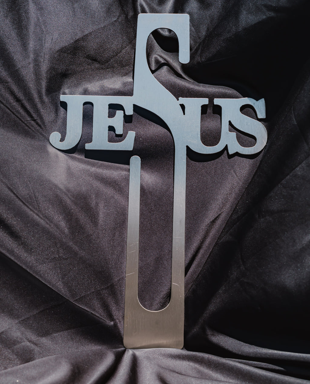 Jesus Cross Metal Sign