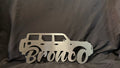 6th Gen 4 Door Bronco Metal Sign