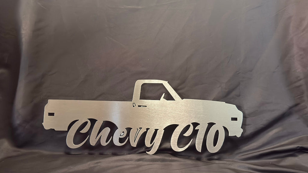 67-72 Chevy C10 Metal Sign