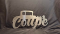 Model A Coupe Hot Rod Metal Sign