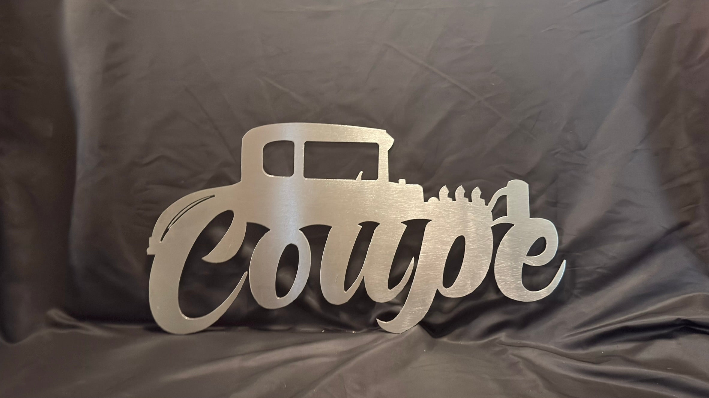 Model A Coupe Hot Rod Metal Sign